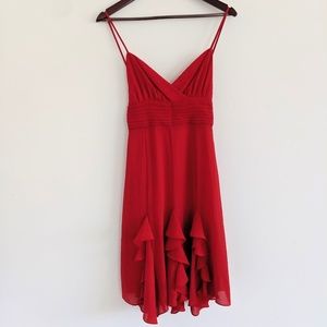 Vintage Morgan de Toi cherry red dress